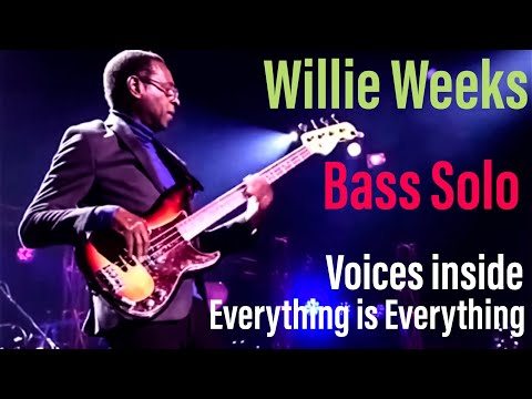 Youtube: Willie Weeks bass solo (Voices Inside / Everything is Everything)