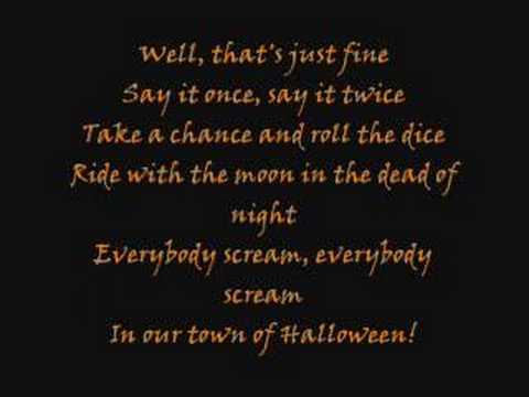 Youtube: Marilyn Manson - This is Halloween lyrics