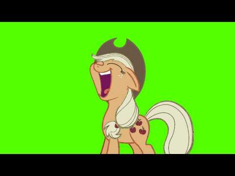 Youtube: Applejack: "Exactly!" - Green Screen Ponies
