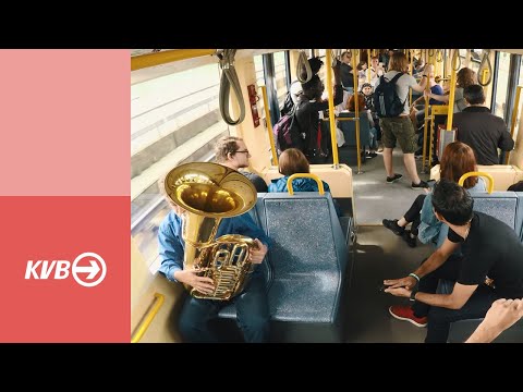 Youtube: Musik in der Bahn | Überraschungskonzert in der KVB