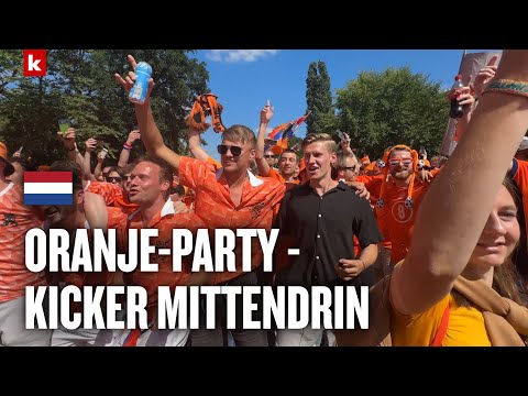 Youtube: kicker-Reporter in Berlin mittendrin: Oranje-Fans setzen neue Party-Maßstäbe | Niederlande