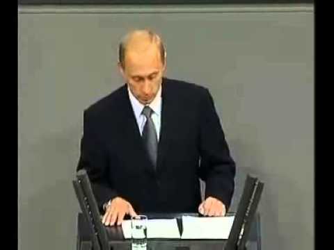 Youtube: Rede Wladimir Putins im Deutschen Bundestag am 25.09.2001 Deutsch 1/2