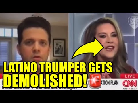 Youtube: Latina TEARS A “Latino For Trump” TO SHREDS Live On CNN