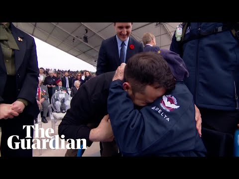 Youtube: 'You saved Europe': Zelenskiy shares emotional embrace with D-day veteran