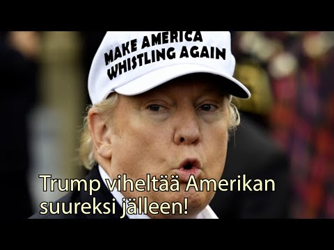 Youtube: Trump viheltää Amerikan suureksi jälleen!