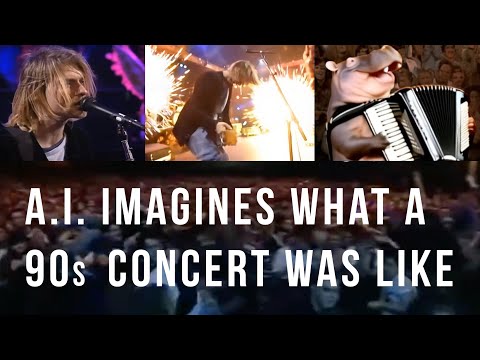 Youtube: A.I. imagines what a 90s concert was like