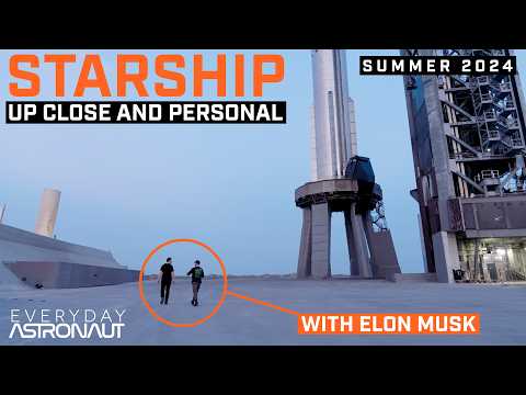 Youtube: See Starship and the Orbital Launch Pad w/ Elon Musk