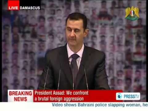 Youtube: Full Speech of Dr. Bashar al-Assad President of the Syrian Arab Repubblic, Damascus 06/01/2013