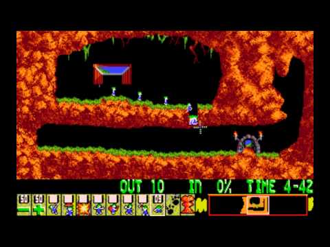 Youtube: Lemmings [PC] - Level 1: Just dig!