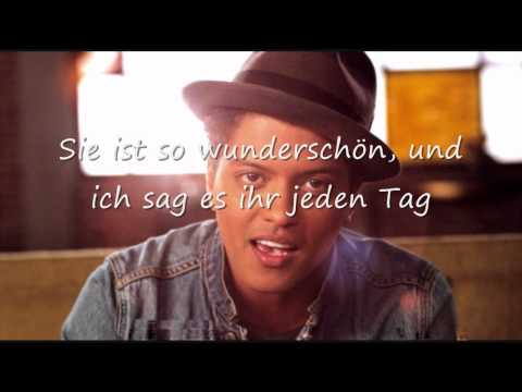 Youtube: Bruno Mars Just the Way you are deutsche Übersetzung