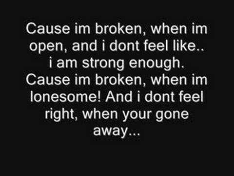 Youtube: Broken-Seether & Amy Lee from Evanescence(Lyrics) HQ FULL