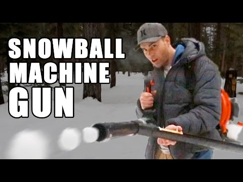Youtube: Snowball Machine Gun- How to make