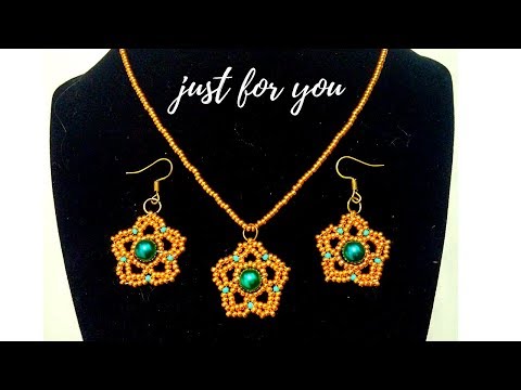 Youtube: Gift for HER. How to make beaded jewelry for someone that you love