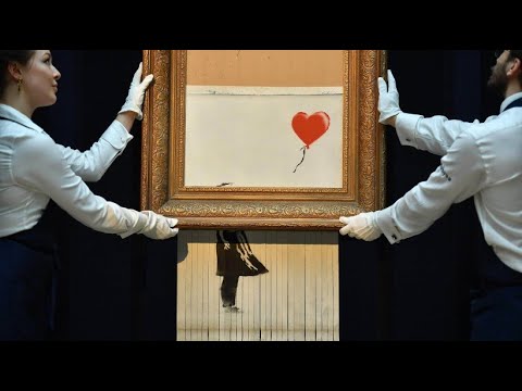 Youtube: So wollte Banksy sein Bild eigentlich schreddern
