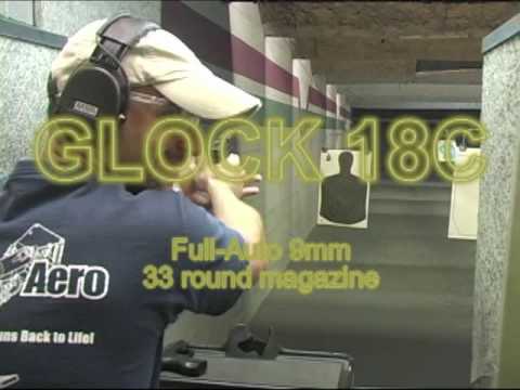 Youtube: Glock 18 C full-auto 33 round magazine