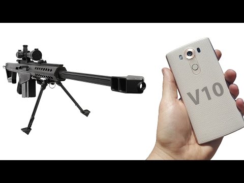 Youtube: LG V10 vs .50 Cal Scratch Test