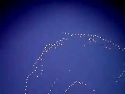 Youtube: 2024   Armada of UAP UFO ORBS Fleet or Birds