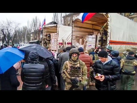 Youtube: Доставка и раздача гуманитарной помощи в Мелитополе
