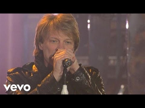 Youtube: Bon Jovi - You Give Love A Bad Name (Live on Letterman)