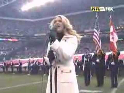Youtube: Carrie Underwood - NFL National Anthem