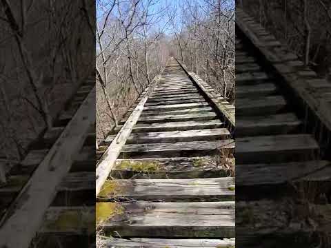 Youtube: A walk across the Monon High Bridge #delphi #mononhighbridge