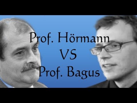 Youtube: Regulierung VS Freiheit - Prof Hörmann VS Prof Bagus - Duell bei Tell 2014
