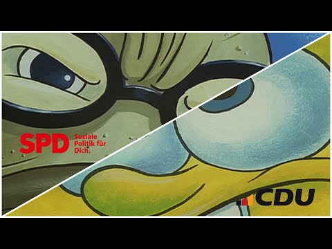 Youtube: Bundestagswahl 2025 portrayed by Spongebob