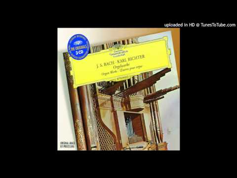 Youtube: Karl Richter - Organ Works / Prelude & Fugue In D Major - II. Fugue - BWV 532