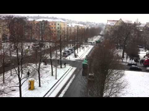 Youtube: Wasserwerfer am 19. Februar. Dresden Münchner Platz
