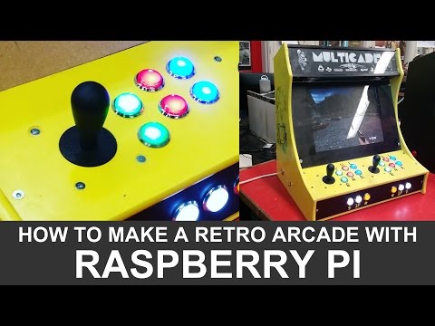 Youtube: How to make a DIY Raspberry Pi Arcade Cabinet!