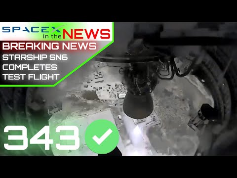 Youtube: SpaceX Releases Footage of Successful Starship SN6 Hop | SpaceX in the News