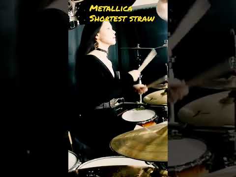Youtube: Metallica - Shortest straw drum cover @amikim @artisanturkcymbals4168 @bandmizy