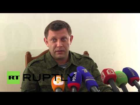 Youtube: Ukraine: Any violation of Minsk by '70,000 Ukrainian troops' will be punished - Zakharchenko