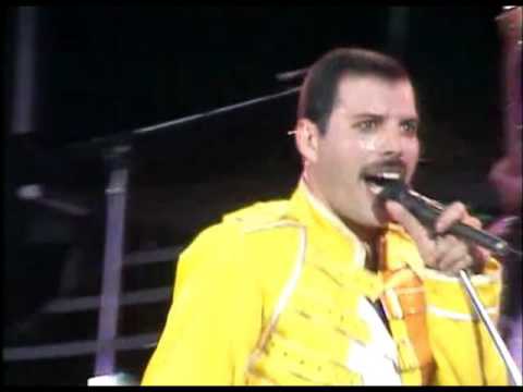 Youtube: Queen - Under pressure (Live at Wembley)