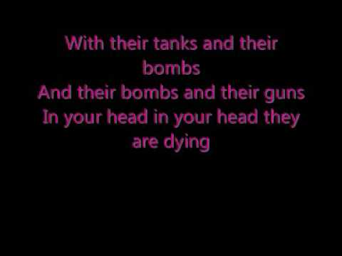 Youtube: The Cranberries - Zombie (lyrics)