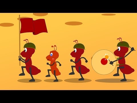 Youtube: The ants go marching one by one song | Ants at war