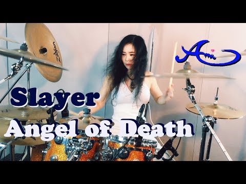 Youtube: Slayer - Angel of Death drum cover by Ami Kim (#22)