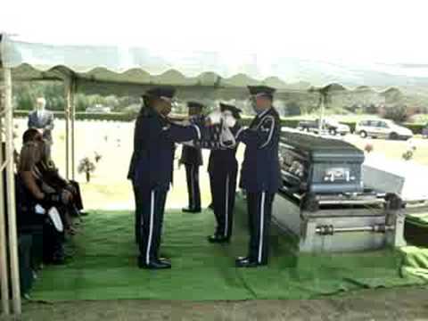 Youtube: The Military Honors Funeral Of An American Hero: SMSGT Donald E. Garrison Sr. 08/21/2008 Part 1