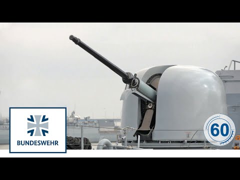Youtube: 60 Sekunden I Bordgeschütz OTO Melara 76 mm I Bundeswehr