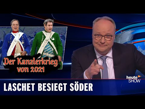 Youtube: Armin Laschet: Sieger im Kanzlerkandidatenkrieg von 2021 | heute-show vom 23.04.2021