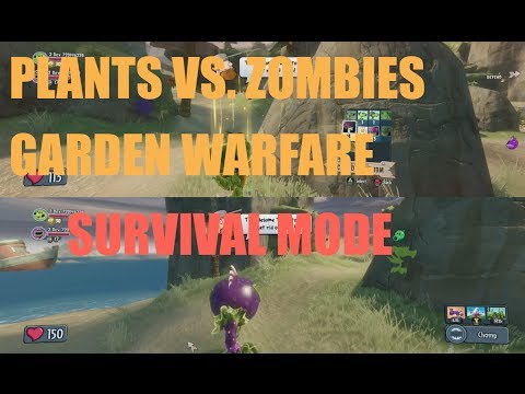 Youtube: Plants Vs. Zombies Garden Warfare Survival Mode Gameplay 1 of 2 Xbox One