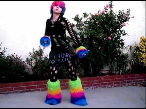 Youtube: Glowstix Neon and blood Industrial Dance 8 by CyberTeddy:3