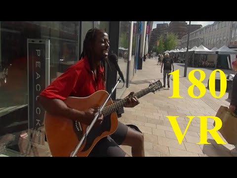 Youtube: Reggae Busker The Moor Sheffield in 180°
