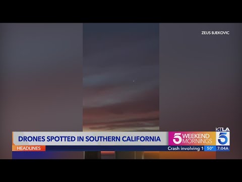 Youtube: Southern California residents report seeing drones in sky amid national concern 