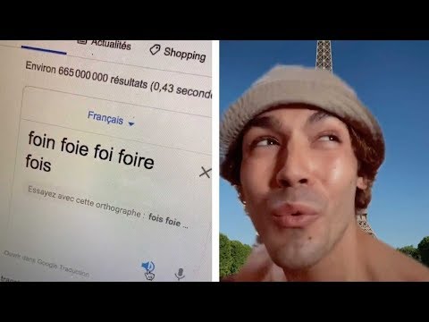 Youtube: Guy Pokes Fun At French Language
