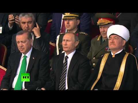 Youtube: Putin, Abbas, Erdogan attend Moscow Grand Mosque opening ceremony