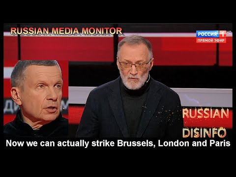 Youtube: Sergey Mikheyev says Russia should strike Brussels, London and Paris