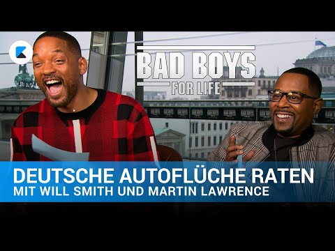 Youtube: Will Smith & Martin Lawrence erraten deutsche Autoflüche | Bad Boys For Life