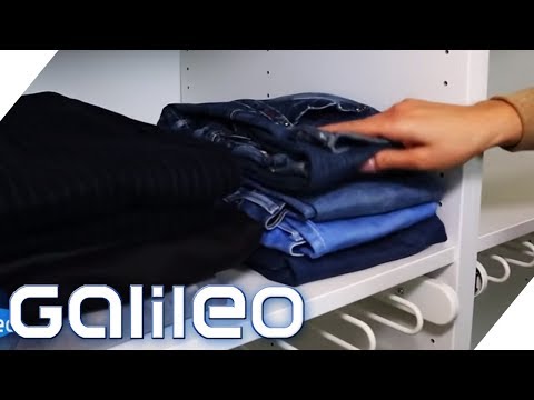 Youtube: So faltet man Klamotten am platzsparendsten | Galileo | ProSieben