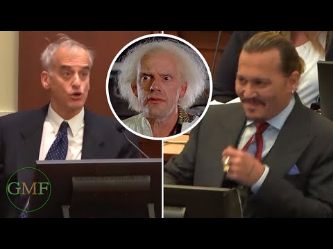 Youtube: Dr Spiegel does Doc Brown impression in Johnny Depp Amber Heard Trial
